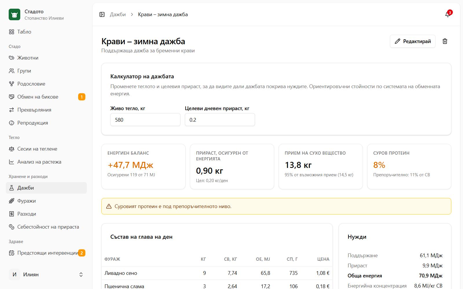 Съставете дажба