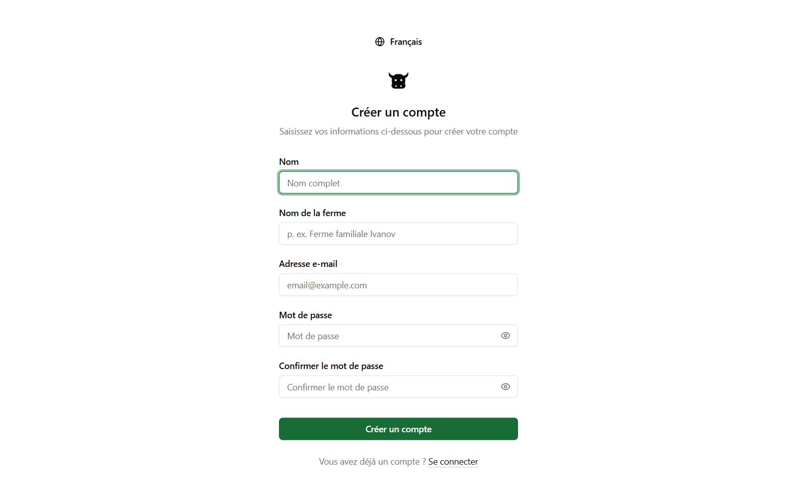 Créer un compte