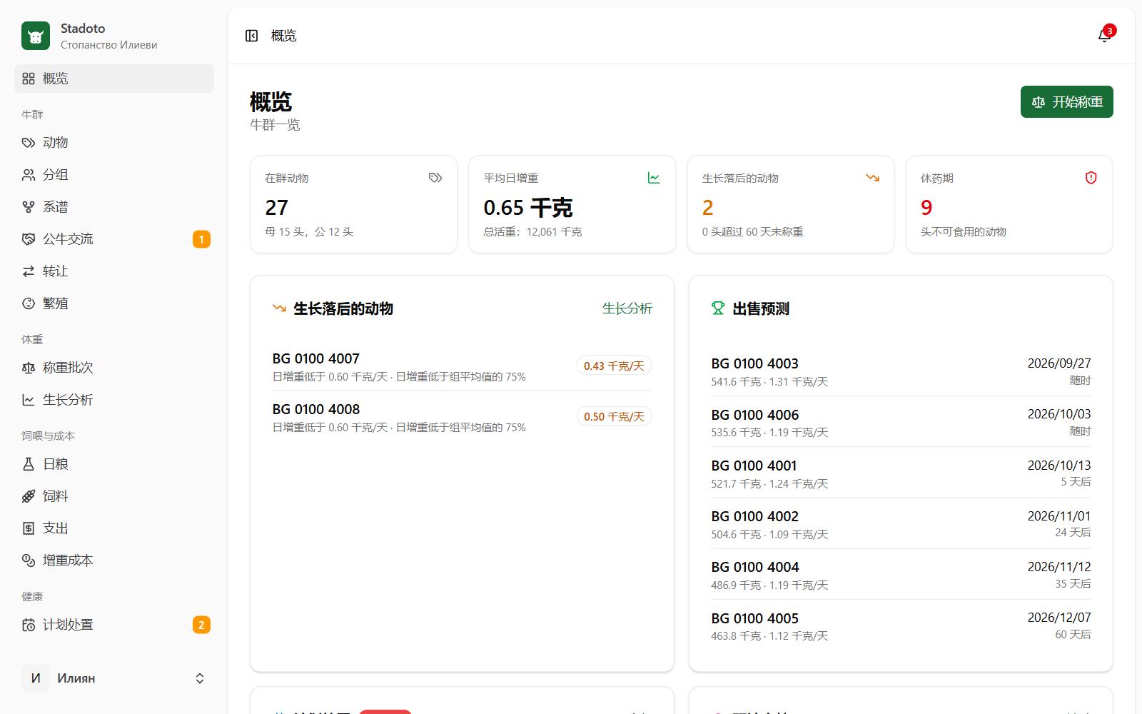 牛群一览